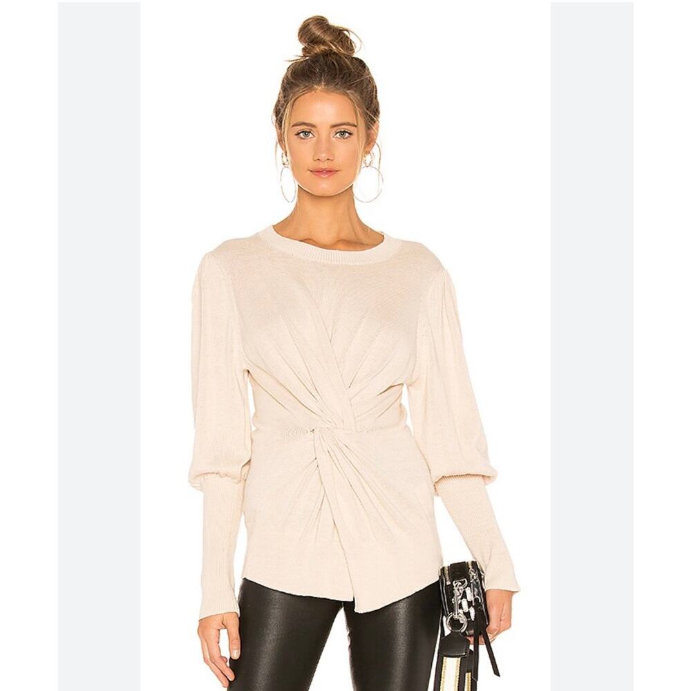 C/MEO Collective  What You Get Twist Front‎ Sweater